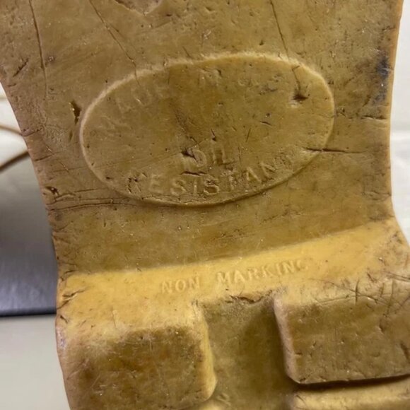 Vintage Timberland Ankle Work Boots Brown Leather Lace up Men's 10.5 Wide - Picture 14 of 14